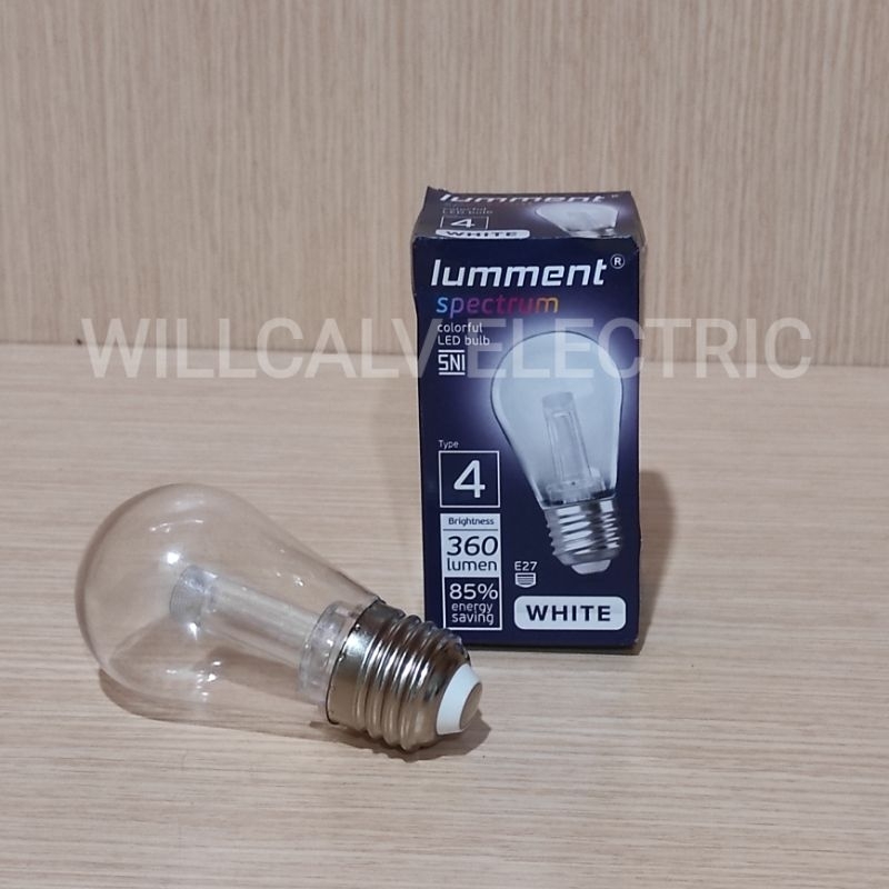 Lampu LED warna Dekorasi lumment spectrum type 4 E27 / Lampu dekorasi warna Lumment spectrum type 4 E27