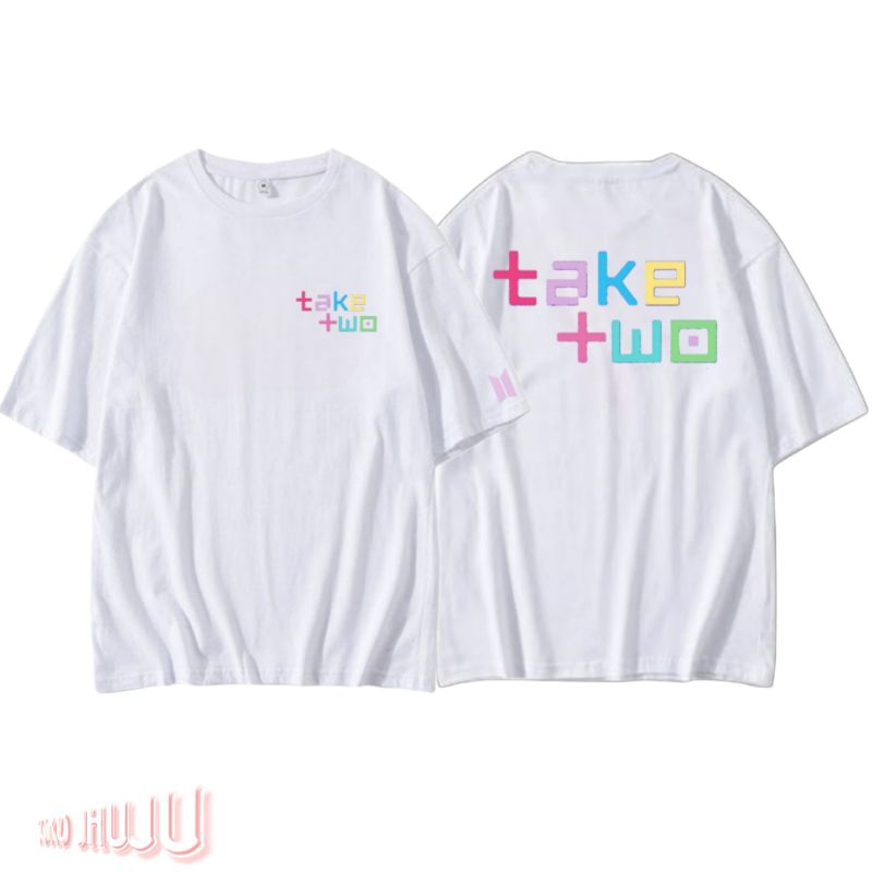 Kaos Rm Bangtan Take Two Logo Dpn Blkng