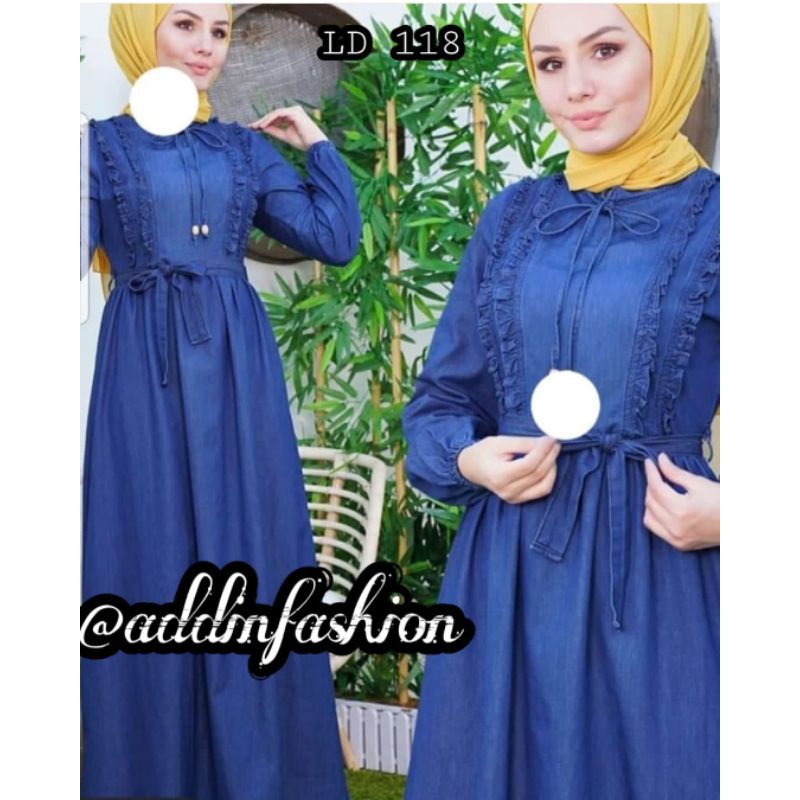 TERBARU GAMIS JEANS REMPEL| DRESS JEANS | GAMIS MUSLIM | BAJU MUSLIM | DRESS | GAMIS VIRAL | GAMIS T