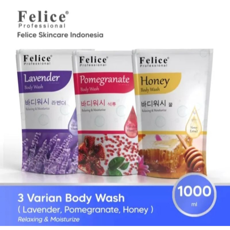 Felice body wash skincare 1000ml