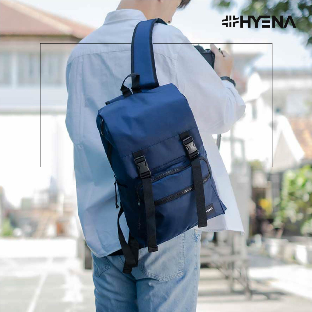 HYBRAND x Hyena [496] - Backpack Fashion Tactical Bag Colyn Series HYENA Tas Ransel Sekolah Kuliah Kerja