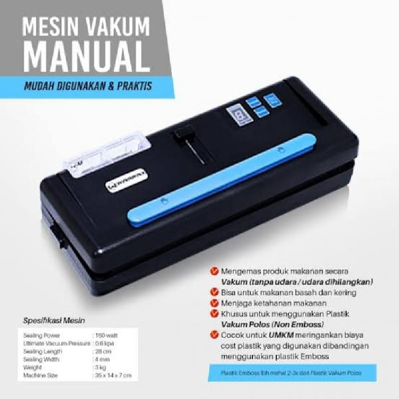 Vacuum Sealer DZ-280X Mesin Vakum Sealer Plastik Kemasan