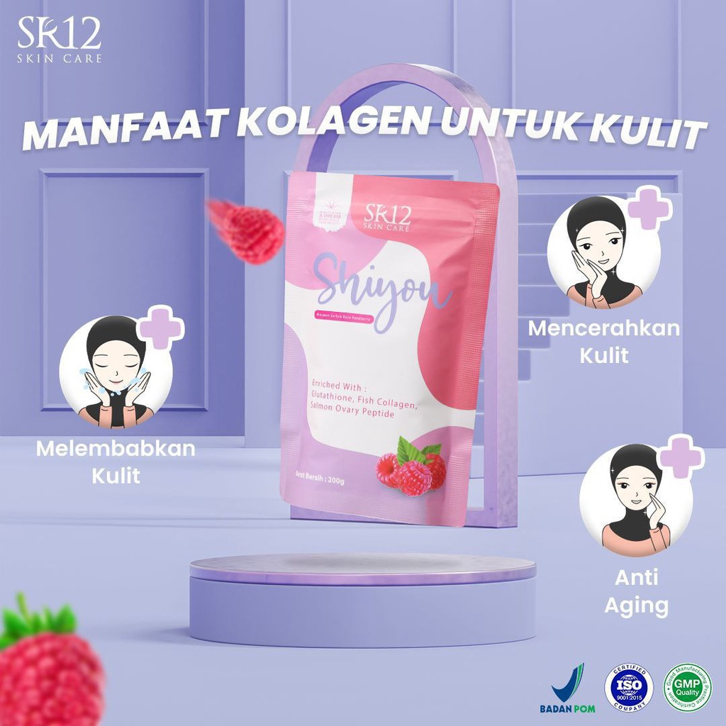 MFI - SR12 Shiyou Herbal Collagen Drink | Minuman Kolagen Pemutih Badan