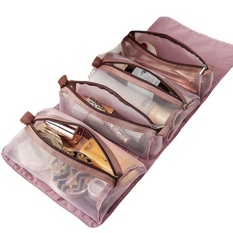 Tas Kosmetik Portable Makeup Bag Travel Pouch Storage Organizer