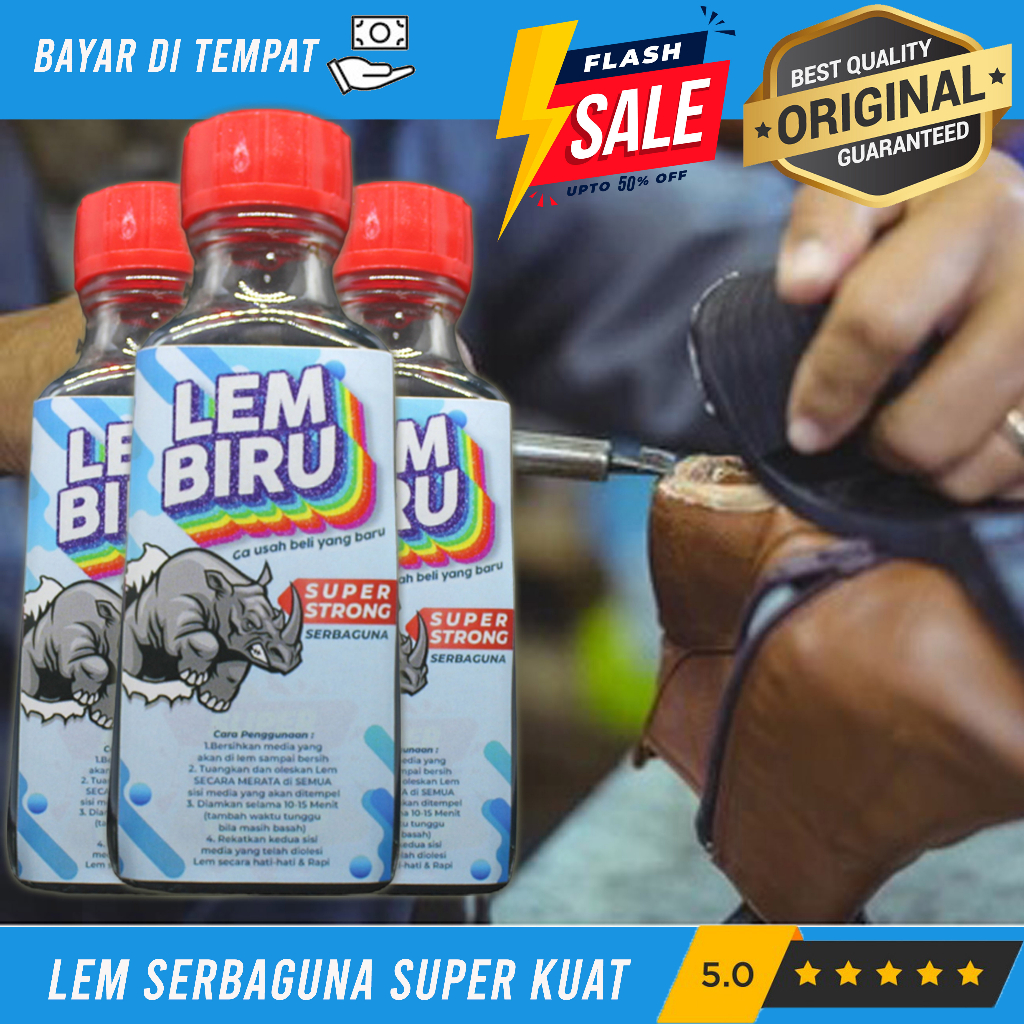 

Lem Biru Serbaguna, Super Rekat Serbaguna 30ml