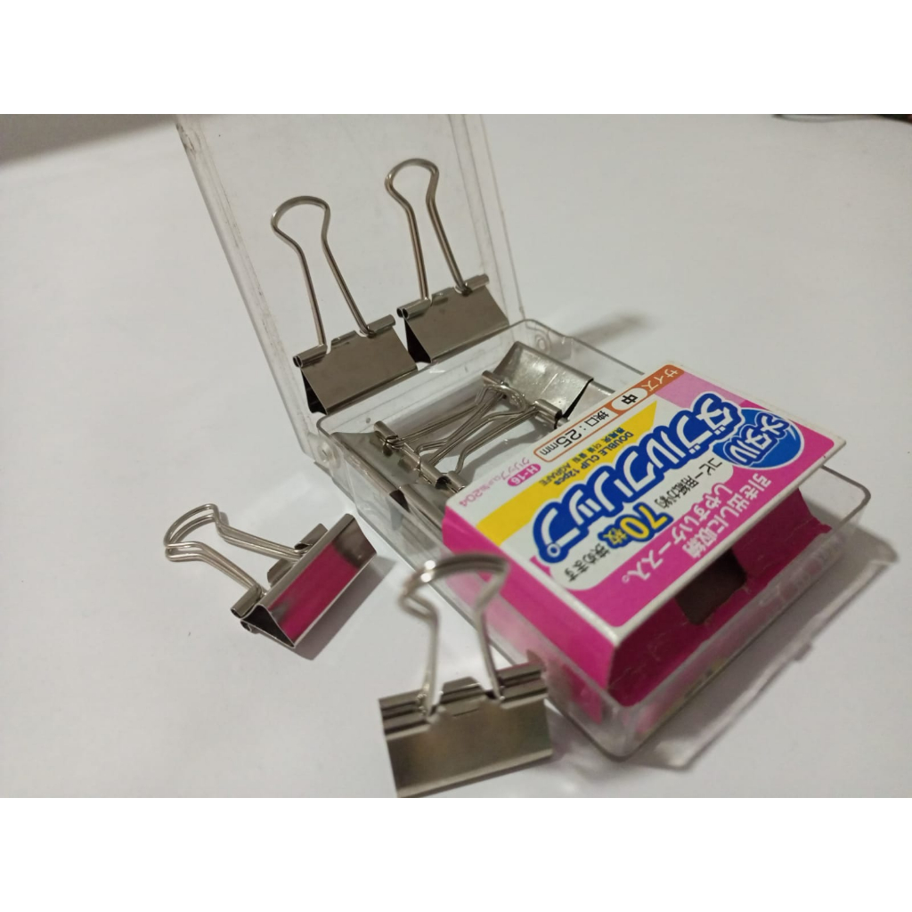 

Binder Clip Daiso Silver / Stainless 25mm 12pcs