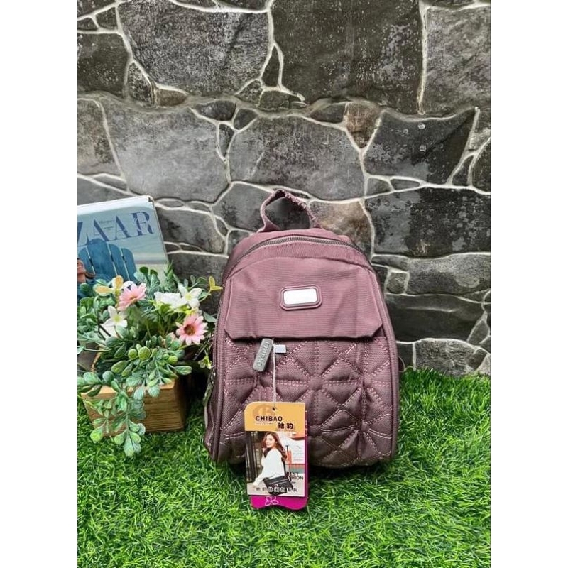 Tas chibao ransel wanita kode 00461-22(bahan kanvas)