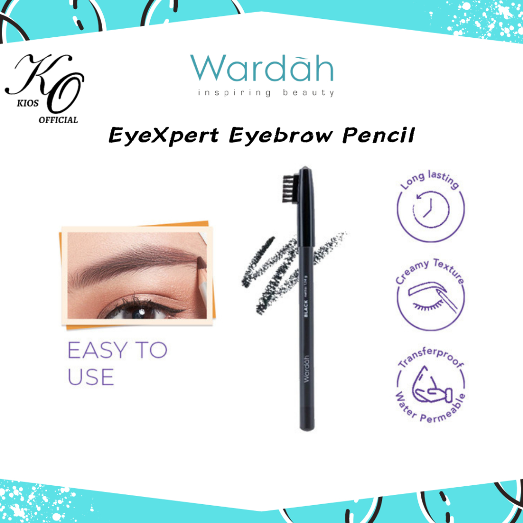 Wardah Eyexpert Eyebrow Pencil 1.14g