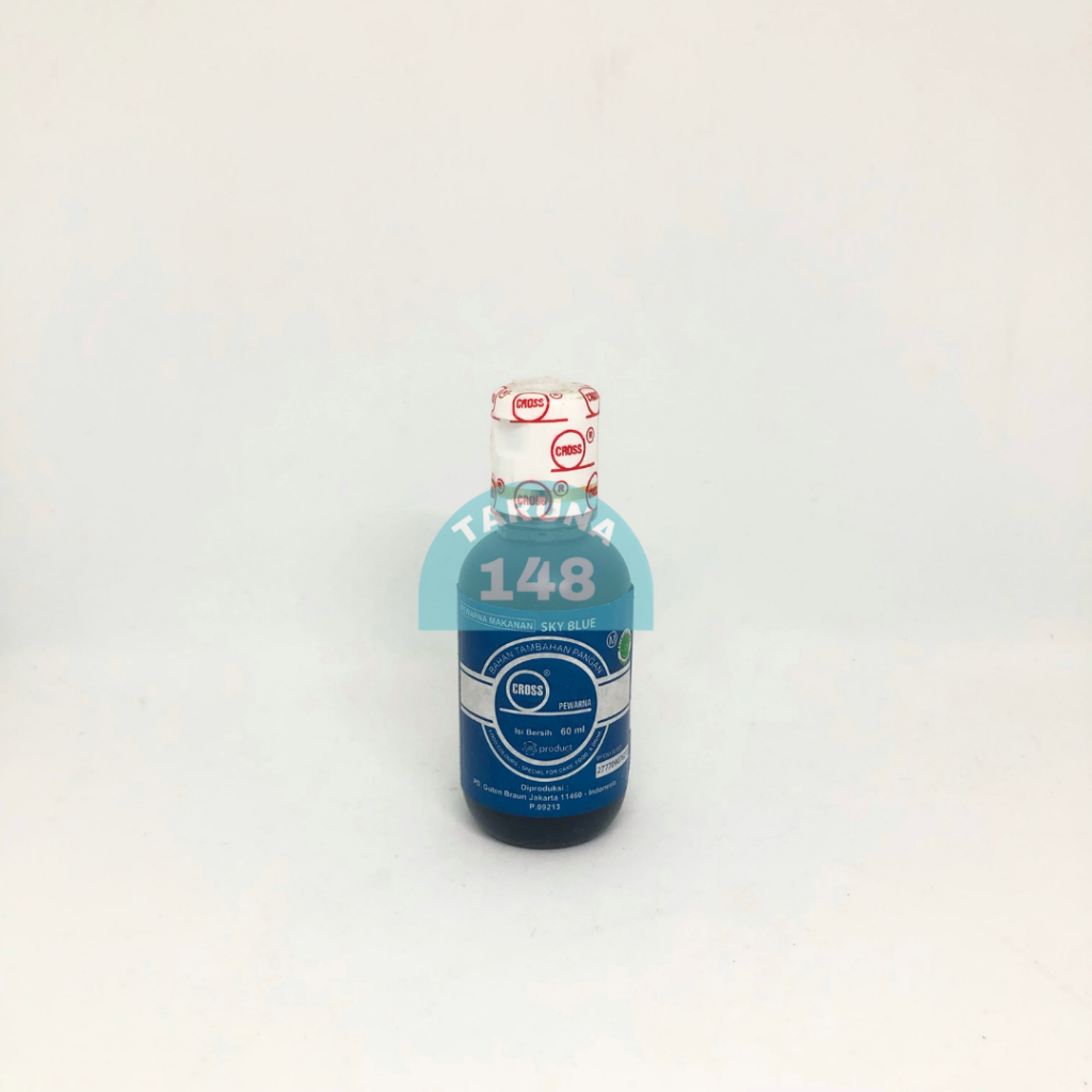 

Pewarna Makanan Sky Blue (BIRU MUDA) CROSS 60ML