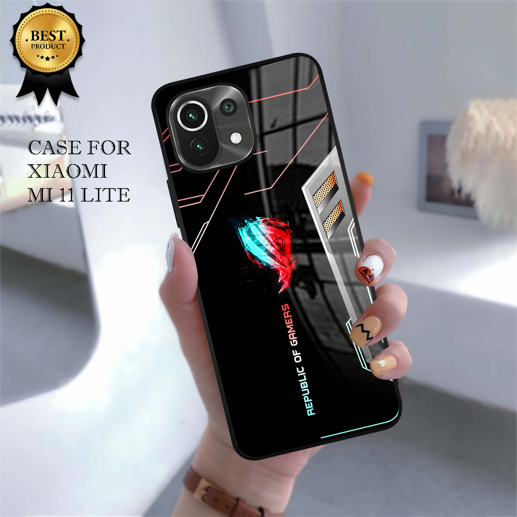 Case Kilau [MC15] Xiaomi Mi 11 Lite | Casing Hp xiaomi Mi 11 Lite Pic HD | Motif Rog | Maro_Fashion_