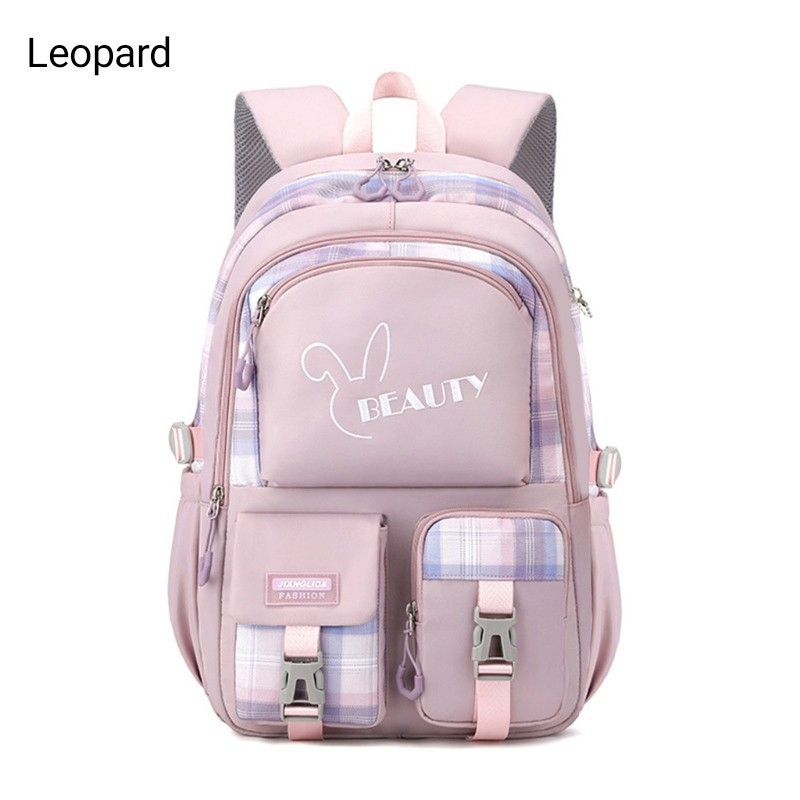 PTM - Tas ransel anak perempuan SD SMP SMA-tas punggung remaja kelinci beauty-backpack style korea