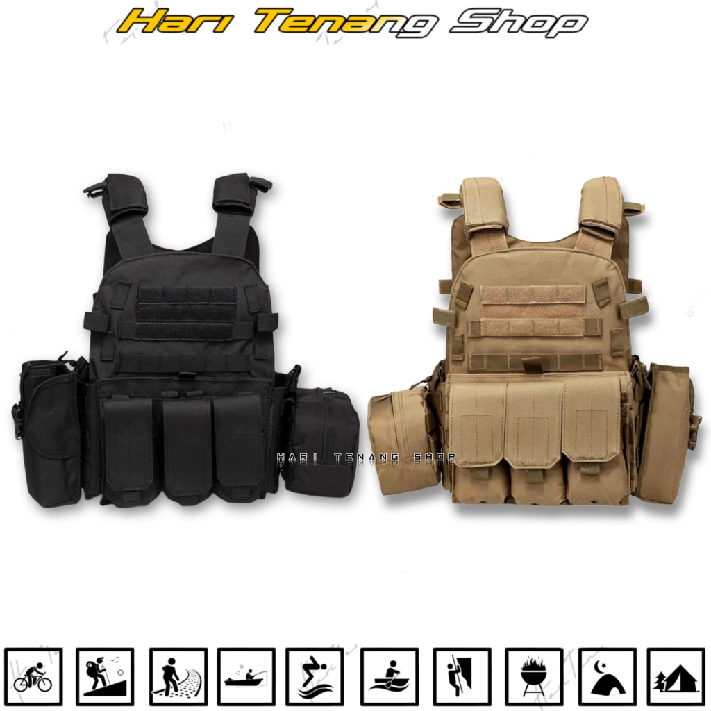 rompi tactical/rompi pria/body vast/rompi mag/rompi import