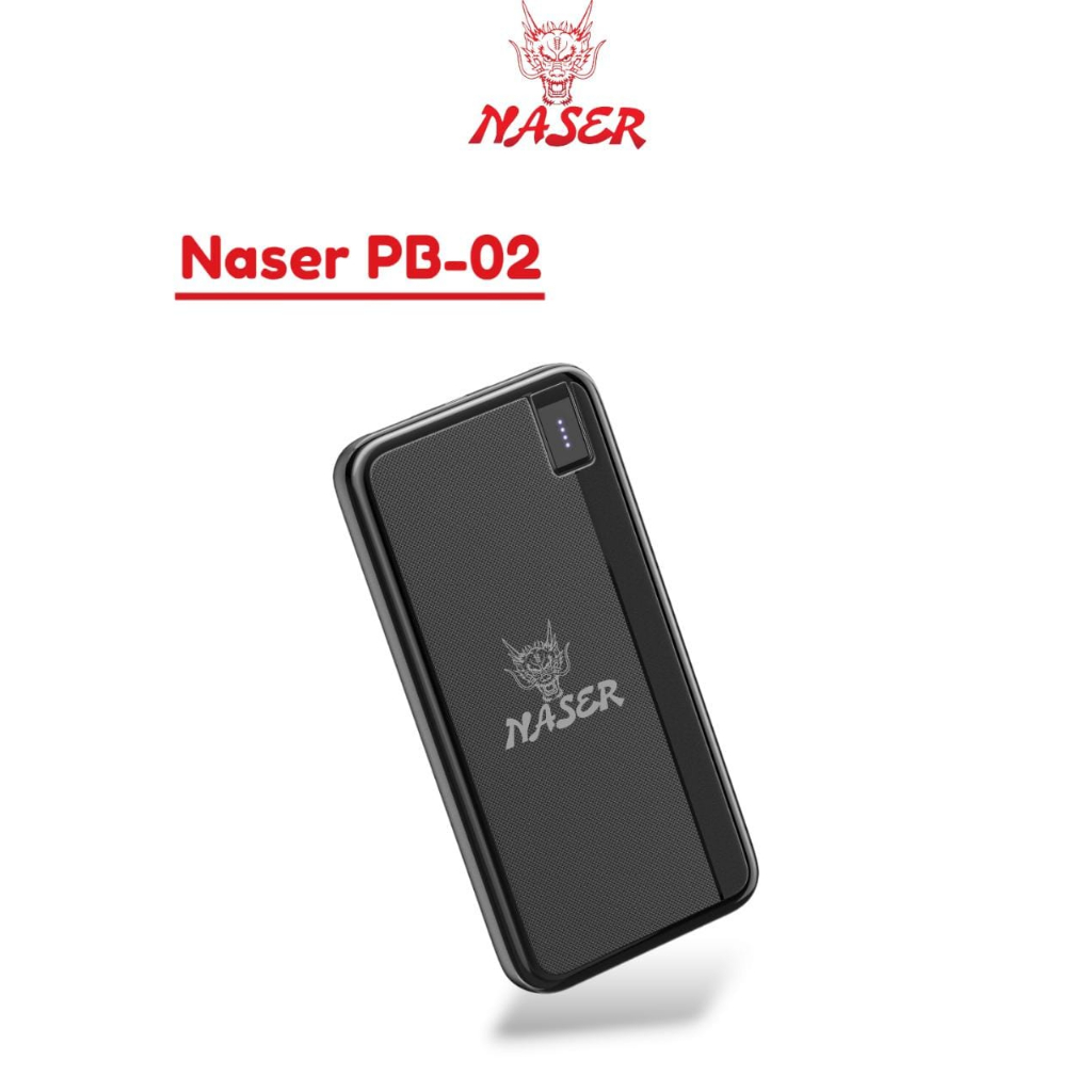 NASER POWERBANK 10.000MAH PB-02 / Powerbank Dual Usb Type C + Micro Safety Polymer Battery