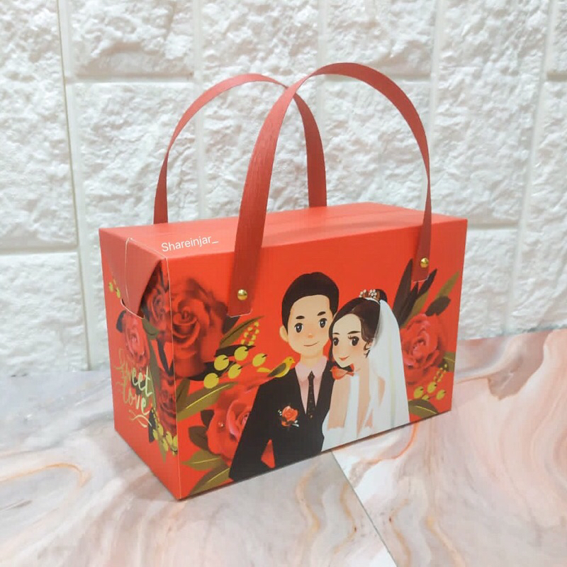 

Box Hampers Goodie Bag Souvenir Bingkisan Kado Wedding Sangjit