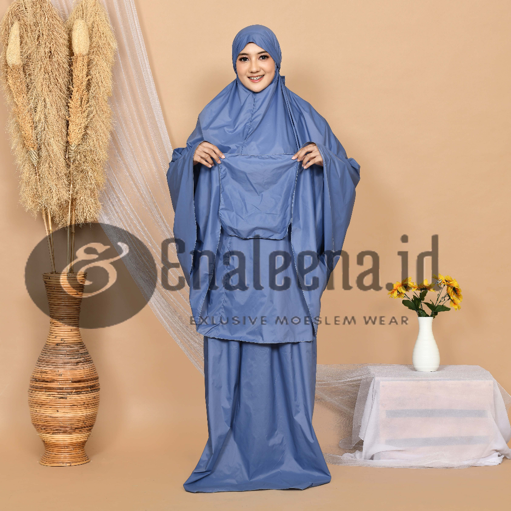 [FREE SEJADAH] Mukena Dewasa Mini Parasut Premium Korea 3in1 Travel