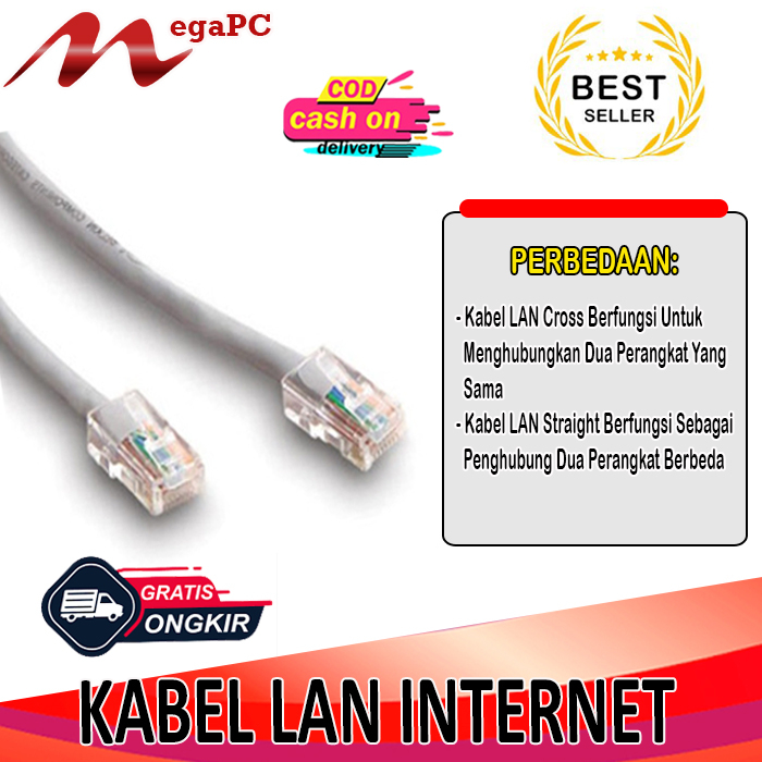 Kabel LAN Internet 15 meter Jadi