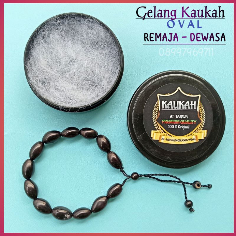 Gelang Kayu Kaukah (OVAL + WADAH) gelang Wanita - Pria kaokah koka kukah kokkah