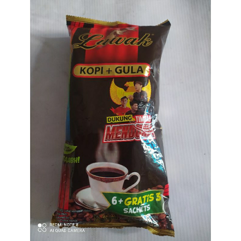 

Luwak 23g, kopi + gula (5+gratis 2sachet)