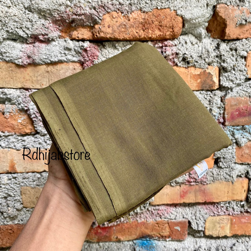 hijab segiempat paris / catton paris old | red rose | azara | varisha-Dark olive