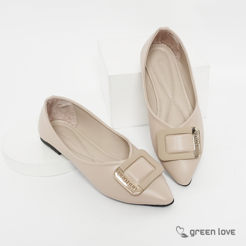 Green Love Sepatu Flat Wanita MELISSA