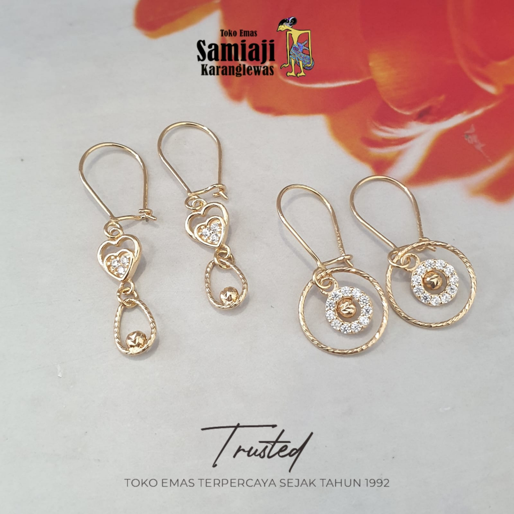 Anting Panjang Model susun