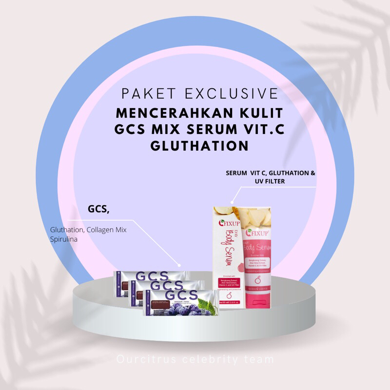 mencerahkan |memutihkan| serum pencerah| gcs | serum gcs | Serum Gluthation |Bibit serum| by ourcitr