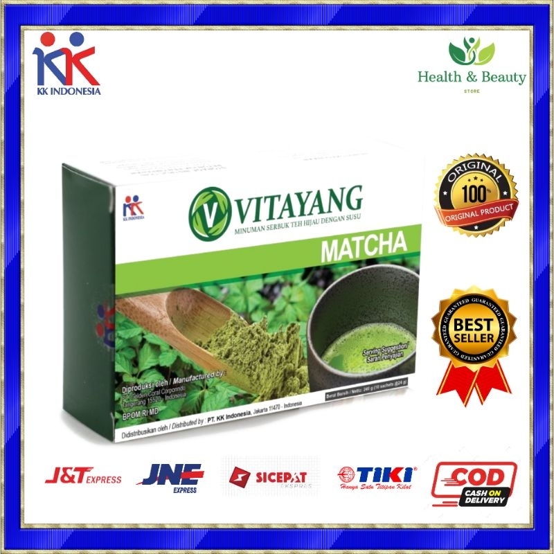 

Vitayang Matcha Minuman teh hijau berklorofil KK Original