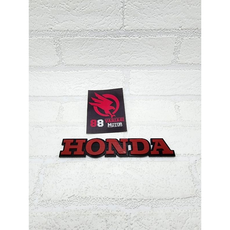 Emblem Akrilik Logo Honda - Emblem Logo Honda free double tape