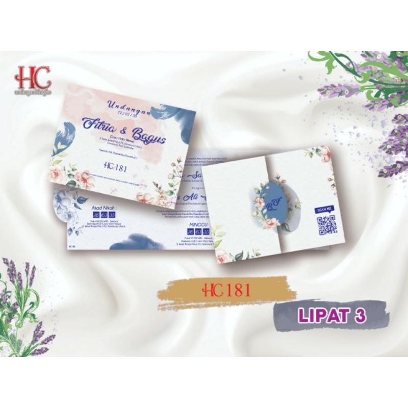Blangko Undangan HC 181 lipat 3