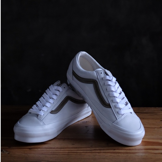 Endarfootwear - Vans Style 36 OG Lx Leather Buttemut True White