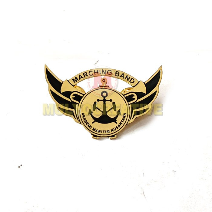 Pin Marching Band Akademi Maritim Nusantara Pin Wing Logo Marching Band AMN