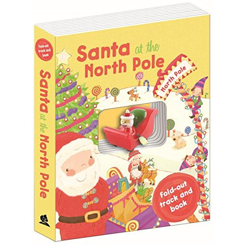 Santa's Sleigh Book and Track - Santa at the North Pole Board book