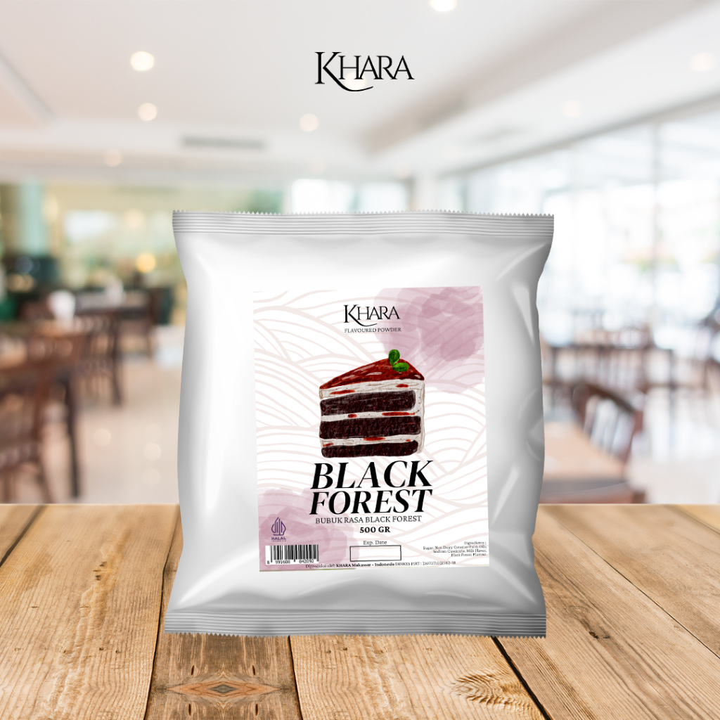

Bubuk Minuman Rasa Blackforest 500gr & 1kg - Khara Blackforest Flavoured Powder