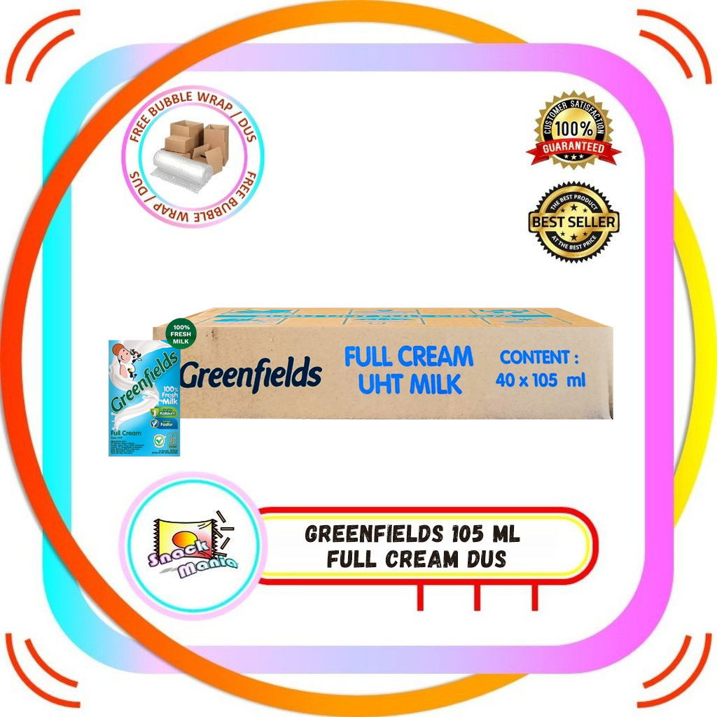 

Susu Greenfields UHT Full Cream 105 ml x 40 pcs DUS