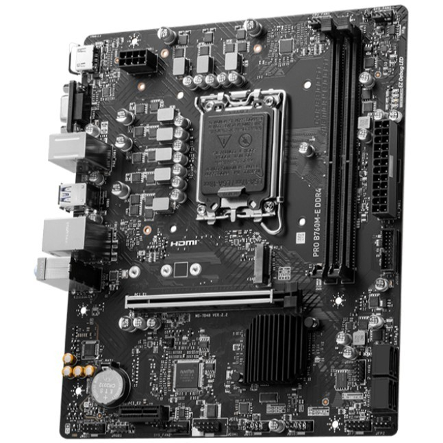 MSI PRO B760M-E DDR4 INTEL B760 LGA1700 MOTHERBOARD