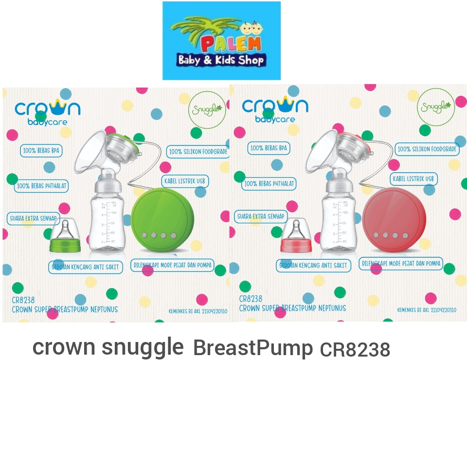 Crown Snuggle Super Electric Breast Pump NEPTUNUS CR - 8238