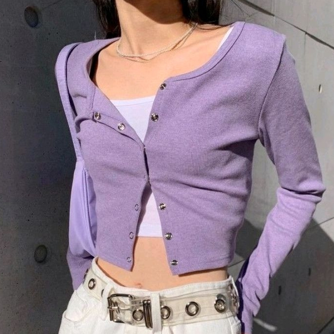 Knit cardigan outer/cardigan korea/outer/jaket wanita/outer korea/crop cardigan/sweater/knit outer/c