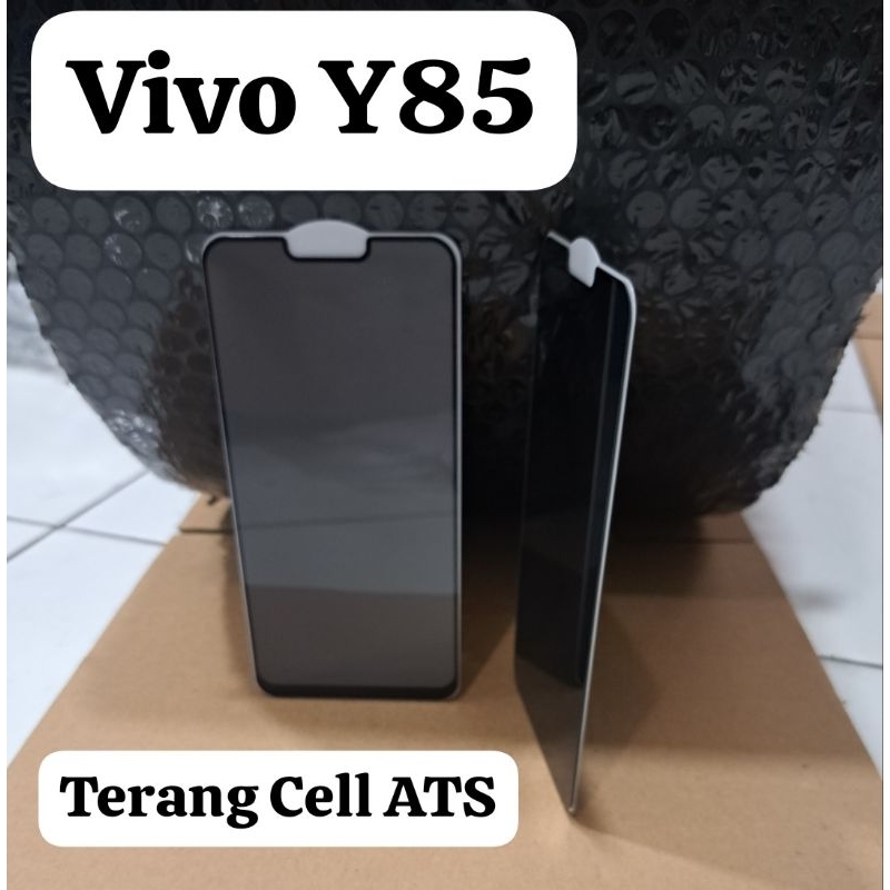 TEMPERED GLASS FULL KACA PRIVACY ANTI-SPY VIVO Y85