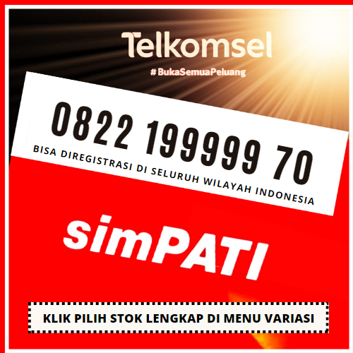 Nomor Cantik Telkomsel - Nomor Cantik Simpati - Nomer Cantik Telkomsel - Nomer Cantik Simpati 4G LTE Panca  99999