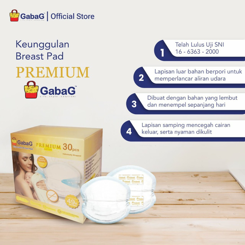 Gabag Classic &amp; Premium Breastpad 60 pc Gabag Breast Pad 60 pcs Bantalan Payudara