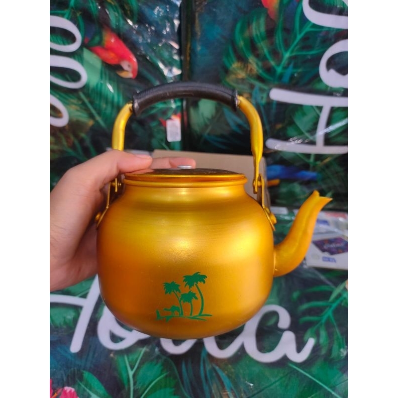 Teko Arabia Ceret Kuning Nomuri Cap Unta Souvenir Haji Umroh