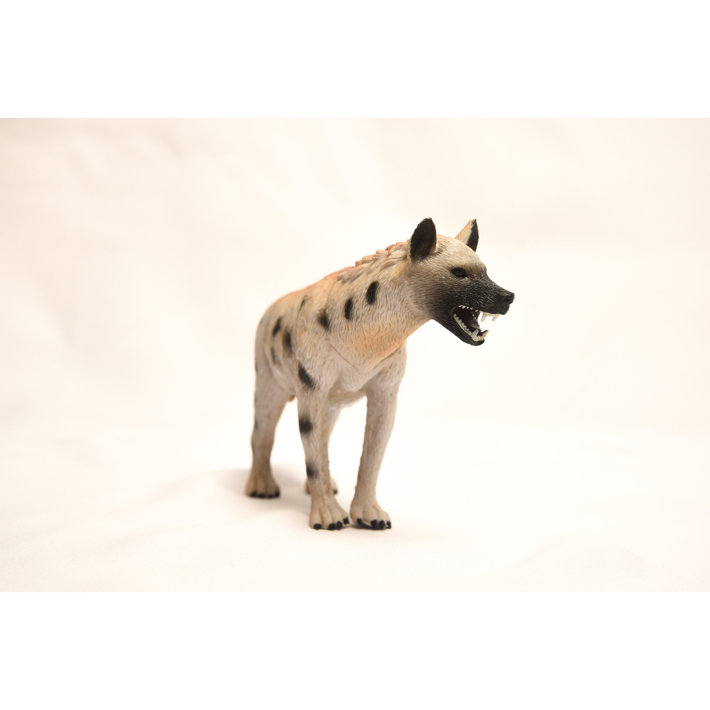 Figurine Mainan Hewan Karet Hyena Anjing hutan Koleksi Anak Wild Animal