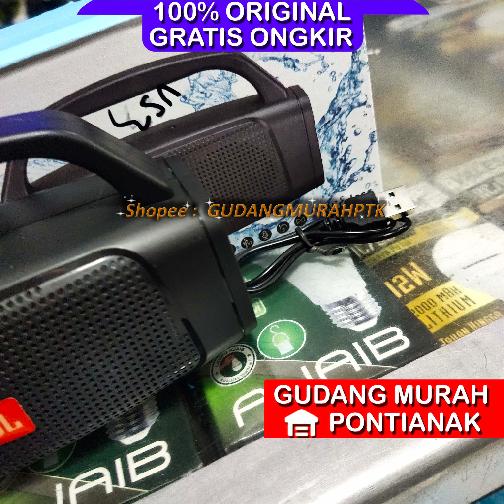 Salon Bluetooth Mobile Charge Speaker Portable WARNA RANDOM / ACAK Segiempat Seperti Minicompo Model G01 Suara Nyaring dan bersih