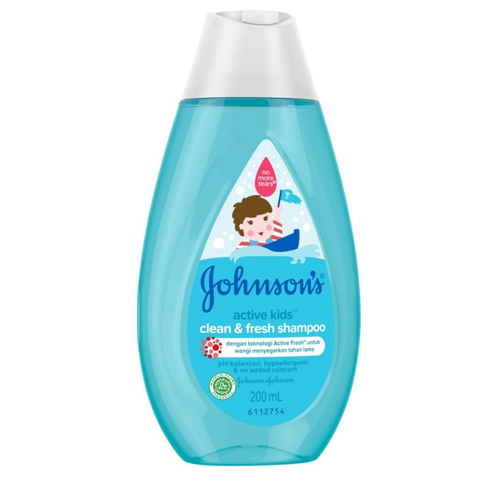 JOHNSON'S ACTIVE KIDS CLEAN &amp; FRESH SHAMPOO 200ml