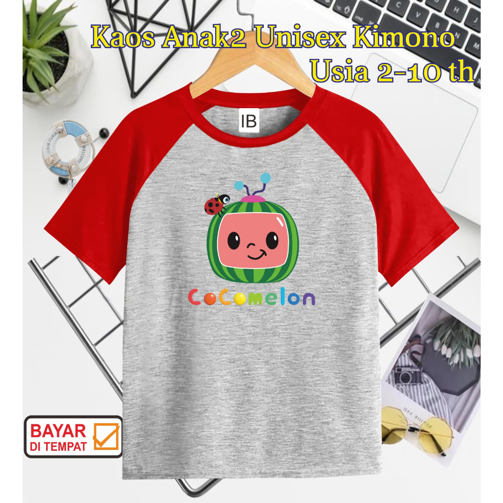 ((IB))KAOS ANAK2 UNISEX KIMONO/COCO MELON DIGITAL SABLON