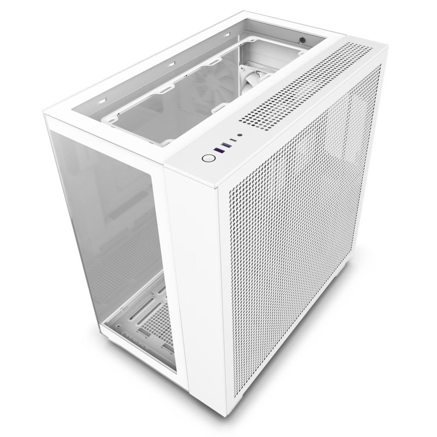 Casing NZXT H9 Elite White - ATX Mid Tower Airflow Case