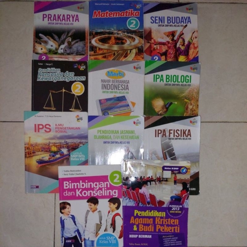 

BUKU PAKET KELAS 8 KURIKULUM 2013 ESIS ERLANGGA BPK