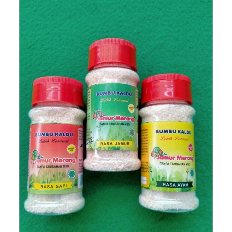

[Bisa COD] Kaldu jamur merang botol 100 gram