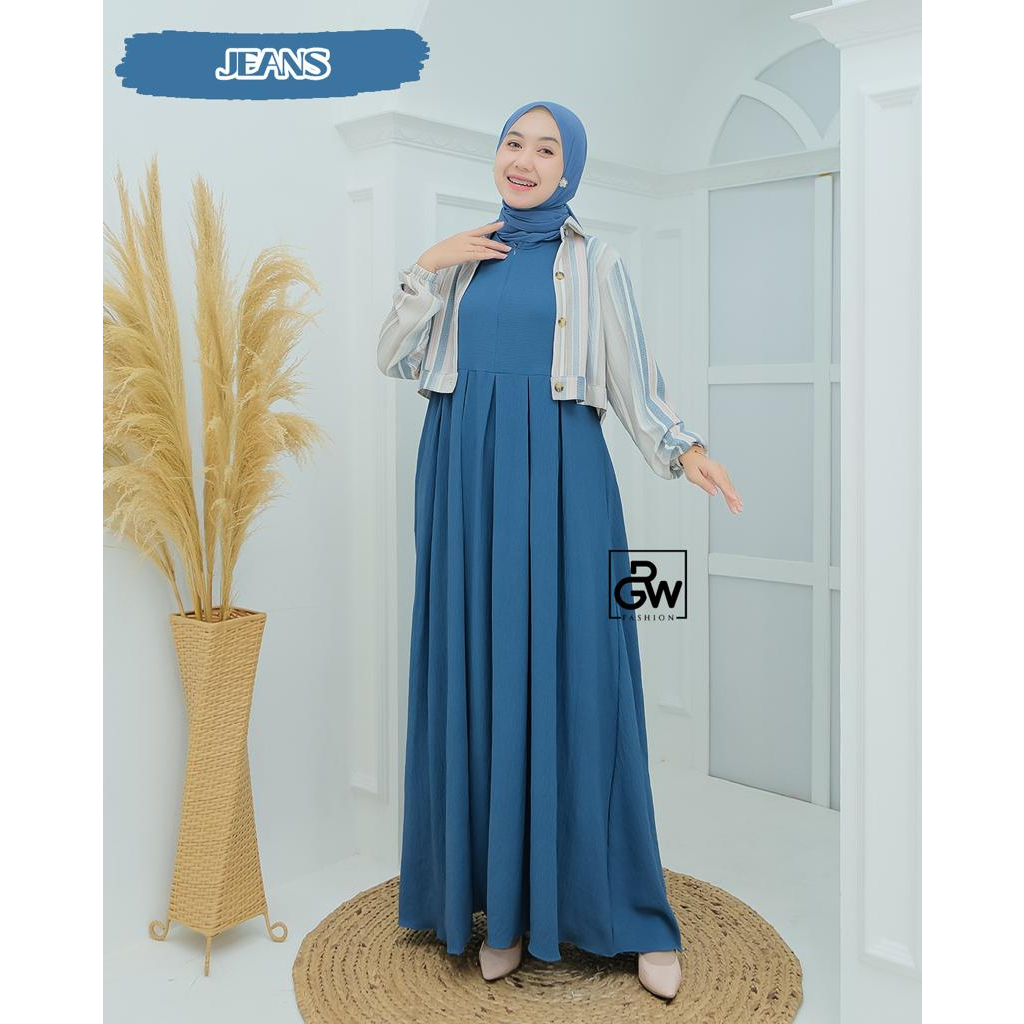 SET MAXI MIDI BLEZER SEIRA RGW DAN AMELIA MOTIF PRINTING PREMIUM CRINGKEL KATUN ZARA CROP TOP STYLE