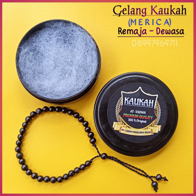 Gelang kaukah (MERICA + WADAH) gelang Kayu kaokah koka kokka kukah kokkah Pria - Wanita